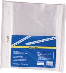 Файл для документов Buromax А5, 40 мкм, 100 шт.