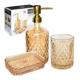 Набір аксесуарів для ванної кімнати S&T 3 предмета (888-156)