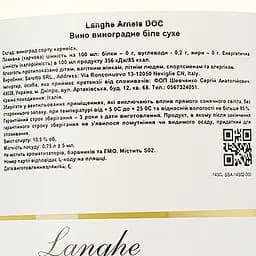 Вино Roberto Sarotto Langhe Arneis DOC, біле, сухе, 0,75 л - мініатюра 3