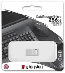 Kingston Накопичувач 256GB USB 3.2 Gen1 DT Micro R200MB/s - мініатюра 4