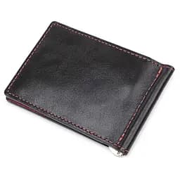 Шкіряний зажим для грошей GRANDE PELLE 12х8х0.7 см acs0018644 - мініатюра 2
