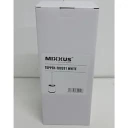 Йоржик для унітазу підлоговий Mixxus Topper-TB0201 white MI7094, Білий матовий - мініатюра 4