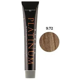 Професійна фарба для волосся Hipertin Platinum 9.72 дуже світлий блонд коричнево-перламутровий 60 мл