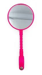 Дзеркало для дитячого велосипеда кругле 7 см неоново-рожевий (G00011642)