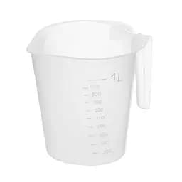 Стакан мірний пластмасовий з ручкою для харчових продуктів 1000 мл, Господар Прозорий 87919