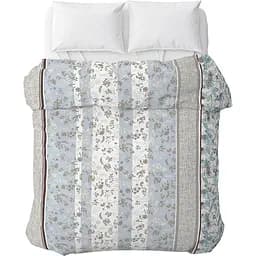 Пододеяльник Home Line Уют бязь 145х215 см голубо-бежевый (173544)