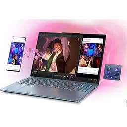 Ноутбук Lenovo Yoga Pro 9 16IAH10 Ultra 9 285H la 54GHz, 3.2K, сенсорний, 32GB LPDDR5x, 1TB, RTX 5060 8GB - мініатюра 17