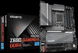 Материнська плата Gigabyte Z690 Gaming X DDR4 LGA 1700 (Z690 GAMING X DDR4) Б/В - мініатюра 3