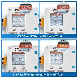 Зарядний пристрій ViFly ToothStor 65W 4 Роrt 2s FPV BT3.0 & JST-XH з функцією балансування білий (18773) - мініатюра 6