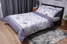 Комплект постільної білизни Moon&Star Бязь Gold Люкс Tahiti євро 200х220 наволочки 4х70х70