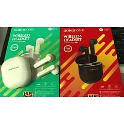 Бездротові навушники Borofone BE49 Serenity TWS wireless BT headset білі - мініатюра 4