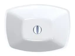 Умивальник Miraggio LEX S (0002014) Miramarble, Глянцевий, Накладний, Білий - мініатюра 4