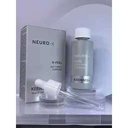 Пілінговий комплекс Keenwell Neuro-K GLY + AHA's pH 5-5.5, 50 мл - мініатюра 2