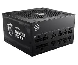 Блок живлення 850 Вт, MSI MAG A850GL PCIE5, Black, модульний, 80+ Gold, Active PFC, 12 см FBD, 4xMolex / 8xSATA / 1x16-pin / 4x6+2-pin / 2x4+4-pin / 1x20+4-pin, захист OCP/OVP/OPP/OTP/SCP/UVP
