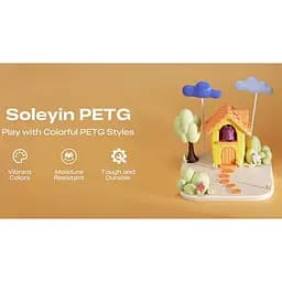 Філамент для 3D-принтерів Creality Soleyin PETG 1kg Chamomile (3301030158) - мініатюра 2