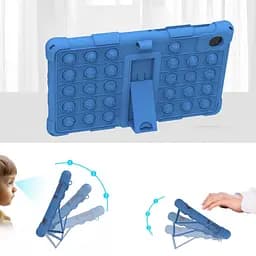 Чохол SoftGel Kids дитячий pop-it Samsung Galaxy Tab A9 SM X110 X115 X116 Світло-рожевий - мініатюра 5