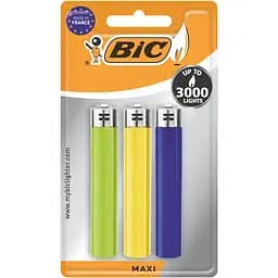 Запальничка BIC J26 Maxi 3 шт. в асортименті (3086125002850)