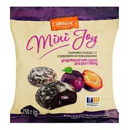 Пряники Київхліб Mini Joy с какао и сливовым наполнителем 250 г (942564)