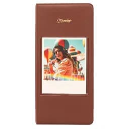 Фотоальбом для Fujifilm Instax Wide 100, 200, 210, 300, 400, Link Wide, Polaroid 600 на 64 фото, коричневий 