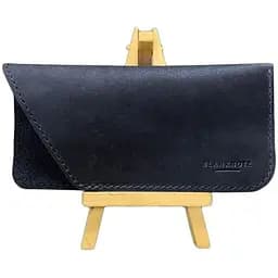 Кожаный чехол для очков BlankNote Crazy Horse Синий 