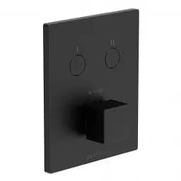 Термостат для душу на 2 споживача Paffoni Compact Box black matt CPT518NO, Чорний матовий