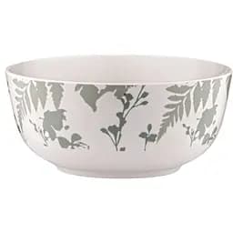 Салатник Ardesto Capri фарфоровый 510 мл 13.8 см бело-зеленый (AR0414CWG)