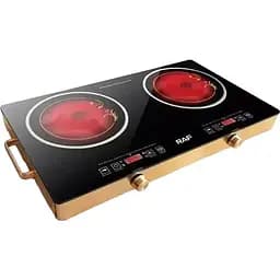 Електрична плита XPRO 8089 з 2 конфорками, інфрачервона, колір чорний (MER-15301_2255)