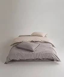 Комплект постільної білизни євро 200х220 см GREY NATURAL варена бавовна TC303376314 - мініатюра 2
