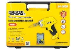 Паяльник імпульсний електричний з насадками LED підсвічування Mastertool 3-в-1 100 Вт 44-0000 - мініатюра 4