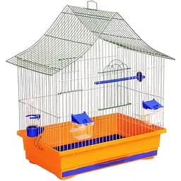Клетка для птиц Лорі Алиса, 47х30х54 см, краска, в ассортименте (К058)