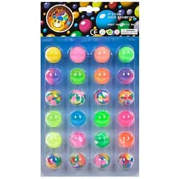 Мяч прыгунчик Bambi MS 0906-3 размер 3,2 см 24 штуки