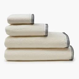 Рушник MBM HOME Слід вітру 30x50 см лінія айворі (BT-16 S IVORY/LINE) - мініатюра 8