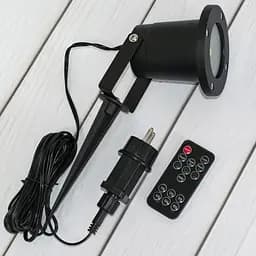 Вуличний лазерний прожектор проектор Waterproof Lazer Зоряне небо+фігури з пультом (Червоний і зелений кольори) - мініатюра 4