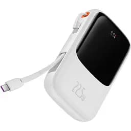 Портативна батарея Baseus Qpow Pro Digital Display Fast Charge Power Bank 20000mAh 22.5W PPQD030102 White