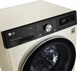 Пральна машина LG з фронтальним завантаженням F4V5VS9B, 9кг, 1400, A+++-30%, Пар, глибина 56см, Дисплей, Інвертор, Бежевий (F4V5VS9B) - мініатюра 7