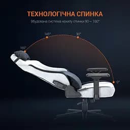 Ігрове крісло GamePro Linen fabric Dark grey (GC715DG) - мініатюра 16