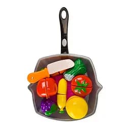 Іграшкові продукти на липучках 3016C зі сковородою З лимоном