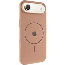 Чохол Epik Silicone Case Full Protective (AA) V2 with MagSafe для Apple iPhone 17 Air (6.5) Бежевий / Desert Gold