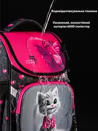 Ортопедичний шкільний рюкзак (ранець) School Standard для хлопчика 570 гр 14,5 літрів Сірий з рожевим - мініатюра 8