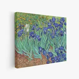 Інтер'єрна картина Іриси, Вінсент ван Гог, Irises, Vincent van Gogh, інтер'єрний декор, 60×76 см (id6820) - мініатюра 2