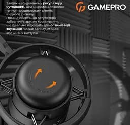 Микрофон c пантографом конденсаторный GamePro UGM-145-B USB Black - мініатюра 9