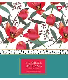 Набор тетрадей Yes Floral dreams А5 в клетку 18 листов 10 шт. (765182)