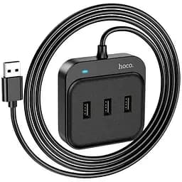 Hub адаптер Hoco Easy 4-in-1 converter HB31 (Usb to Usb2.0x4) 120 см