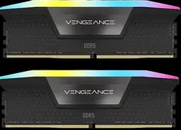 Оперативна пам'ять Corsair 32GB (2x16GB) DDR5 6000MHz Vengeance RGB Black (CMH32GX5M2E6000C36)