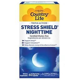 Натуральная добавка Country Life Stress Shield Nighttime 60 капсул