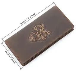 Чоловічий шкіряний гаманець Vintage 9х19 см acs0016064 - мініатюра 2