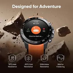 Mibro Смарт-часи GS Explorer S 48мм, 1.32", 466x466, AMOLED, BT 5.3, Dual-band GPS, 10 ATM, чорний обсидіан - мініатюра 9