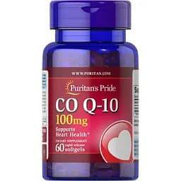 Коэнзим Puritan's Pride Q-SORB Co Q-10 100 mg 60 капсул