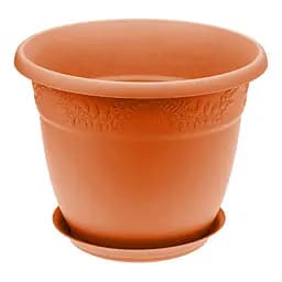 Кашпо Idea Home з піддоном 1.4 л (3053-IH-теракотовий)