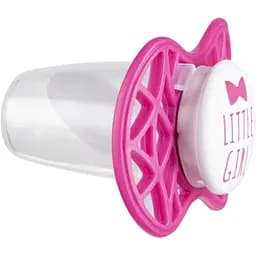 Пустушка Nuvita 7084 Air55 Cool ортодонтична 6m+ LITTLE GIRL яскраво-рожева NV7084SI